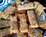 A picture of step 7 of Sesame finger bread toast.