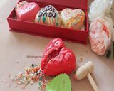 Foto langkah ke 8 dari resep Coklat Valentine Dengan Pesan Tersembunyi.