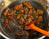 A picture of step 14 of Sweet and Spicy Orange Chicken.