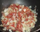 Foto del paso 2 de la receta Macarrones con jamón, guisantes y lascas de parmesano