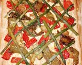 Foto del paso 7 de la receta: Verduras con hojaldre y queso a la plancha