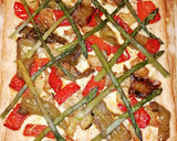 Foto del paso 7 de la receta: Verduras con hojaldre y queso a la plancha