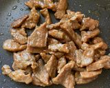 A picture of step 2 of Beef stir fry.