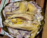 Hình bước làm 4 của món Gà hấp hoa sen