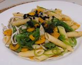 Foto del paso 7 de la receta: Ensalada de Macarrones con Wakame y Notas Marinas