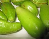 A picture of step 1 of Mbirimbi pickle #indiandishcontest.