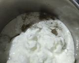 A picture of step 2 of Samak rice Idli with Peanut chutney.