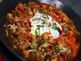 Chili con Carne Variation mit Chorizo Salami & Kichererbsen