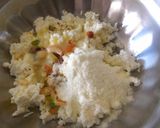 A picture of step 1 of Rasmalai Chocolate.