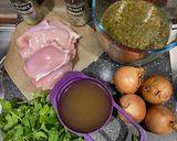 A picture of step 2 of Pollo Farolito (Lantern Chicken).