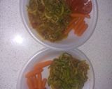 Foto del paso 4 de la receta: Espaguetis de zucchini con tinga