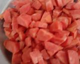 A picture of step 3 of Gajer ki sabzi.