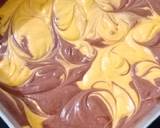 Kek marble herseys syrup coklat with lemon