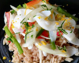 Foto del paso 9 de la receta: Ensalada de arroz y ceviche de sepia