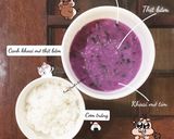 Hình bước làm 4 của món Cơm 1 người - Canh khoai mỡ thịt bằm