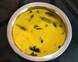 A picture of step 5 of Drumstick kadhi.