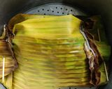 Foto langkah ke 5 dari resep Pepes tempoyak ikan patin.