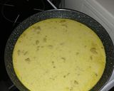 Une image de l'étape 5 de Blanc de poulet sauce curry.