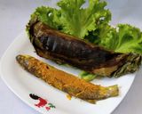 Foto langkah ke 4 dari resep Pepes Bakar ikan Belanak.