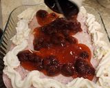 A picture of step 8 of Triple Berry Cheesecake.