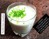 A picture of step 2 of Vanilla lime smoothie.