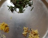 A picture of step 1 of Rosemary herbal tea.