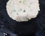 A picture of step 3 of Drumstick leaves paratha.