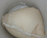 A picture of step 4 of Raw Pap made from scratch.
