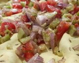 A picture of step 3 of Masala Papad.
