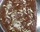 रवा चॉकलेट बर्फी (rava chocolate barfi recipe in marathi) रेसिपी स्टेप 3 फोटो 