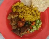 Foto langkah ke 7 dari resep Nasi Biryani... 😀 Biryani Laham.. Lazis.. 😋.