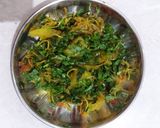 A picture of step 3 of Methi ki sabji.