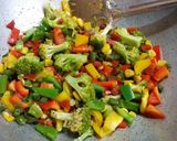A picture of step 3 of Stir Fried Rice.