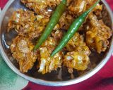 A picture of step 5 of Onion cabbage pakoda.