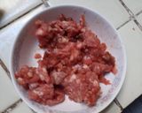 รูปขั้นตอนการทำที่ 1 ของ บะหมี่กึ่งฯต้มยำหมูก้อน