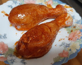 Foto del paso 3 de la receta: Muslo de pollo envuelto en calabacín. Airfryer