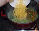 A picture of step 7 of Persian vermicelli soup.