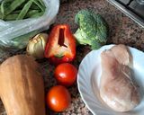 Foto del paso 1 de la receta Arroz caldoso de pollo rápido