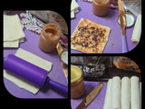 Cinnamon roll roti tawar
