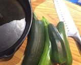 A picture of step 1 of Simple Green Soup- Courgette & Spinach.