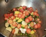 A picture of step 9 of Vegetable Biryani.