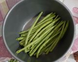 Foto langkah ke 1 dari resep TBT, Tumis Buncis Telur (Vegetarian).