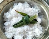 Foto langkah ke 6 dari resep Kue Putu Bambu Ubi Ungu.