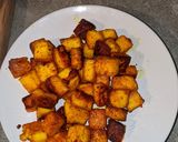 A picture of step 2 of Saag Paneer.