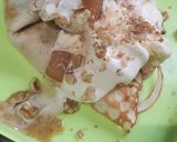 A picture of step 10 of Salted Caramel Apple Crepes with Toasted Walnuts.