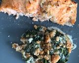 Kecskesajtos spenót crumble recept fázis 4 fotója