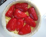 Foto del passaggio 5 della ricetta Torta salata con peperoni ed Asiago