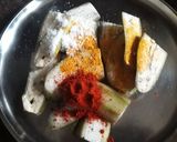 A picture of step 4 of Raw Banana kaap.