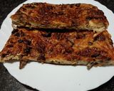 Foto del paso 4 de la receta: Quiche de setas y cebolla caramelizada sin hojaldre