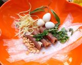 Hình bước làm 3 của món Bánh tráng trộn với nem chua